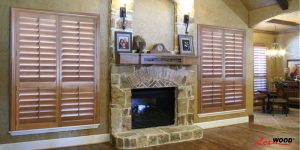 Lexwood Basswood shutters installed in home