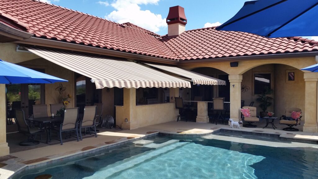 luxury shade - motorized and manual awnings and shade solutions