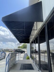 Sun blocking awnings - shades-shutters and more= solutions to the heat and cold - save on your electric bill